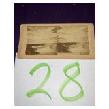 Antique stereoscope card Niagara Falls