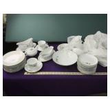 Lot of China, including plates, bowls, tea, cups,