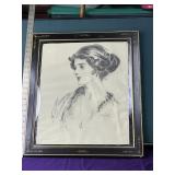 Another Luba Campbell, pencil sketch