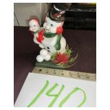 Vintage plastic holiday decor
