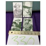 Western themed arcade/promotional cards