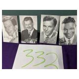 Famous singer, arcade cards