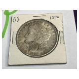 1890 Morgan dollar