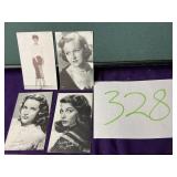 Actress arcade cards