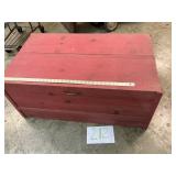 Large wooden box