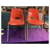 KREUGER MCM fiberglass chairs