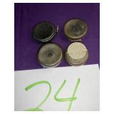 Very early phone receiver, parts, Western