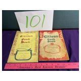 1962/63 citizen, cookbooks