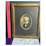 Progressive Era fraternal order framed picture