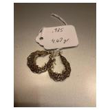 STERLING EARRINGS 4.67 GRAMS
