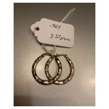 STERLING EARRINGS 3.51 GRAMS