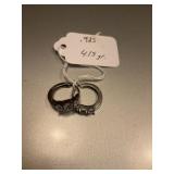 STERLING EARRINGS 4.15 GRAMS