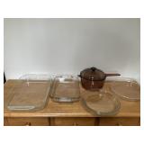 GLASS BAKEWARE LOT