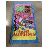 VINTAGE CAMP CALIFORNIA BEACH TOWEL