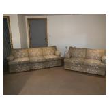 KING HICKORY SOFA & LOVESEAT