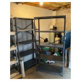 2 METAL SHEVES 15" DEEP