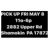 Pick Up Details