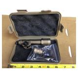 Tactical flashlight in hard protective case with