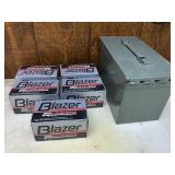 2500 rounds .22 blazer with ammo can