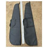 (2) lightweight rifle cases