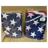 (2) 3 x 5 nylon yard flags