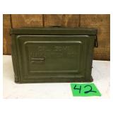 Metal ammo can
