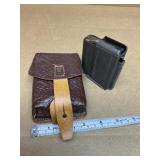 Czec vz52 magazine with original leather pouch