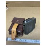 Czec vz52 magazine with original leather pouch