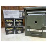 2500 rounds ARMSCOR .22 with ammo can