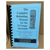 Reloading manual for 12 gauge like new