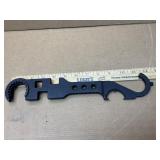 Multifunction armorer wrench combo tool for