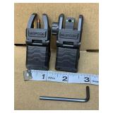 Flip up/down sites Weaver style mount