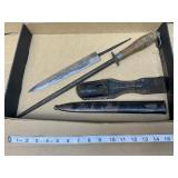 Misc Bennett parts and sharpening steel