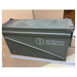 DBL handle DBL hinge metal ammo can