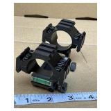 30 mm scope mount with level