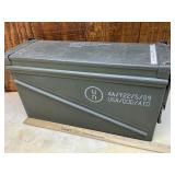 Double handle large metal ammo box good seal