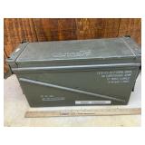 Double handle large metal ammo box good seal
