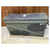 Double handle large metal ammo box good seal