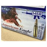 American Eagle 5.56 x 45 single box of 20 rounds