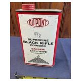 Vintage gunpowder canister (No powder)