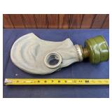 Vintage rubberized gas mask