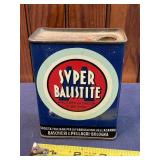 Vintage gunpowder canister ( no powder)