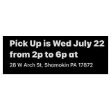 Pick Up Details