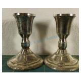 weighted Sterling candlesticks weighted Sterling candlesticks