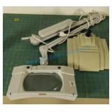 Luxo magnifying lamp with stand Luxo magnifying lamp with stand
