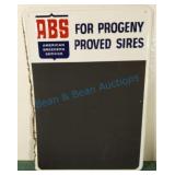 American breeders service sign with chalkboard American breeders service sign with chalkboard
