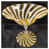 Venetian glass candy dish Venetian glass candy dish