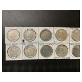 Peace dollars as photographed Peace dollars as photographed