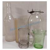 glass jars, bottle, cups glass jars, bottle, cups