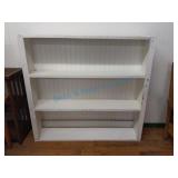 Painted white shelf Painted white shelf